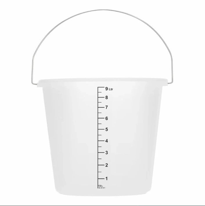 Wiadro z miarką do żywicy epoksydowej